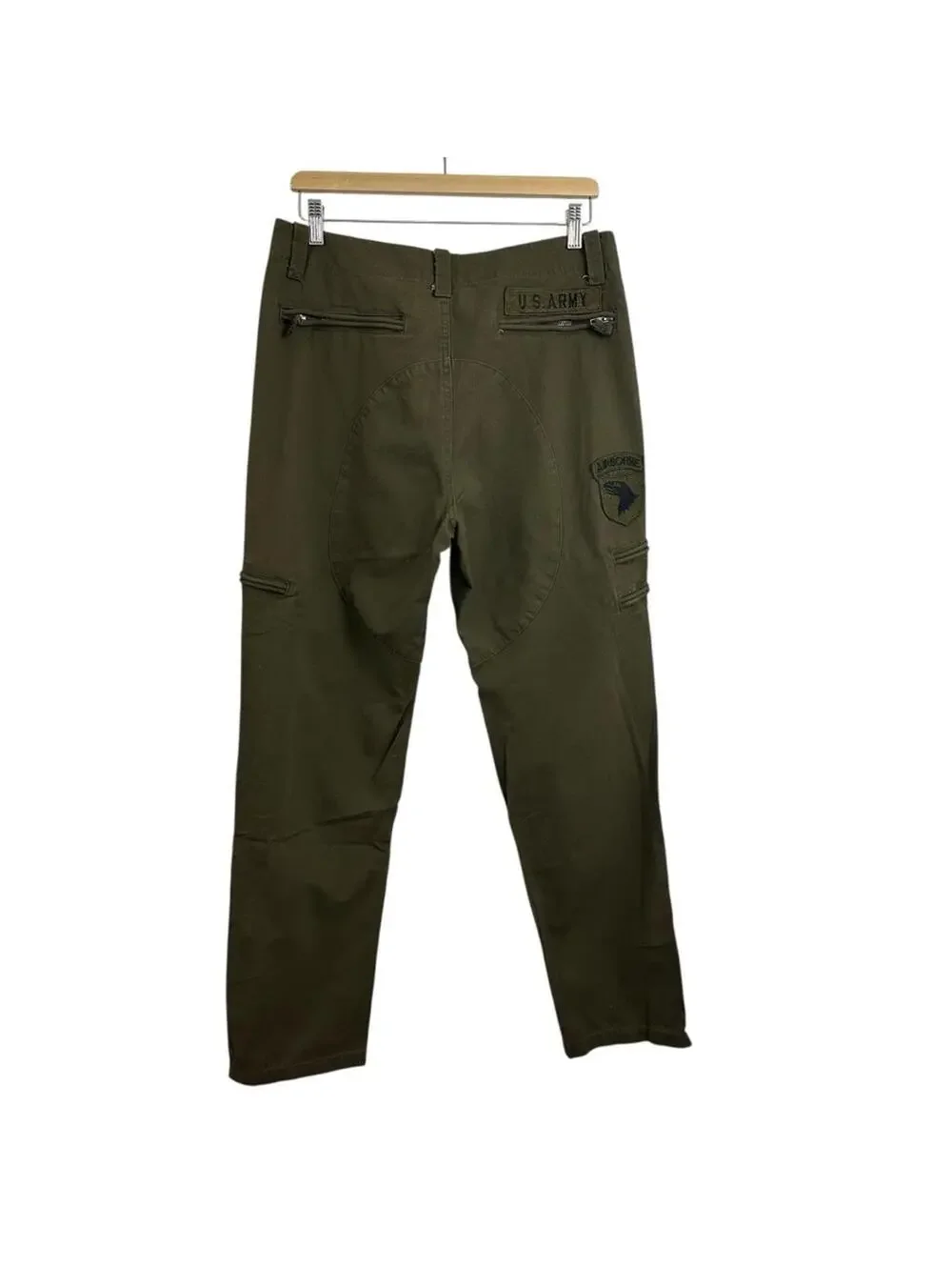 FREE KNIGHT CARGO TACTICAL GREEN PANTS SIZE 32